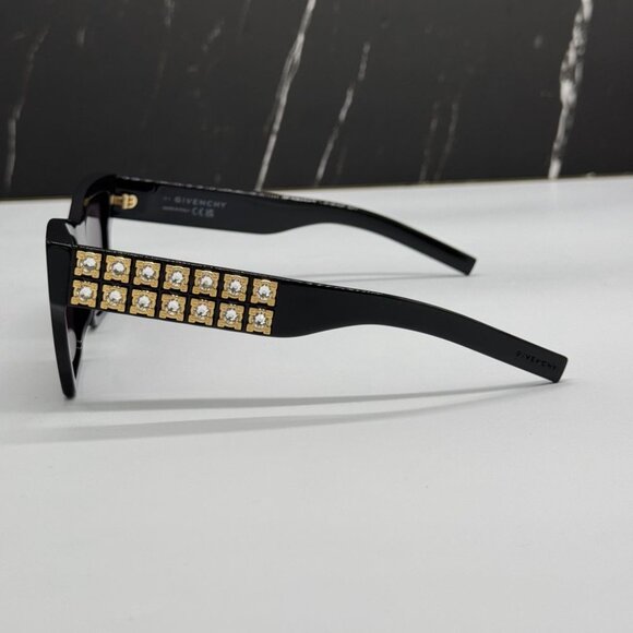 NEW GV40076I 01A GIVENCHY WOMEN SUNGLASSES BLACK EYEWEAR GIVENCHY - Picture 7 of 11